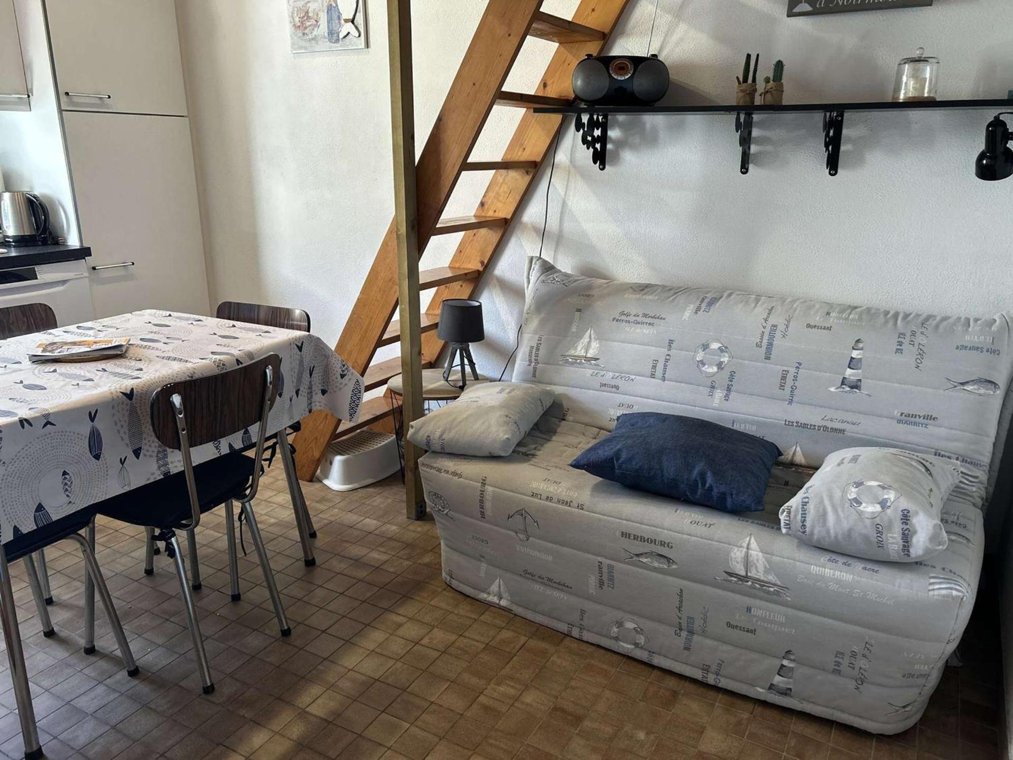 Studio Mezzanine A 200M Du Port Et De La Plage, Cour Privative, Parfait Pour 3 Personnes - Fr-1-224B-564 Ноармутие-ан-л'Ил Екстериор снимка